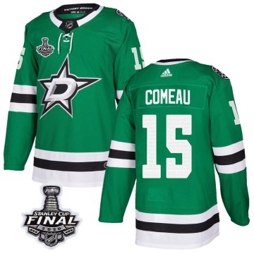 Authentic Adidas Men's Blake Comeau Dallas Stars Home 2020 Stanley Cup Final Bound Jersey - Green