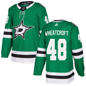 Authentic Adidas Men's Chase Wheatcroft Dallas Stars Home Jersey - Green