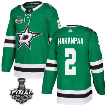 Authentic Adidas Men's Jani Hakanpaa Dallas Stars Home 2020 Stanley Cup Final Bound Jersey - Green