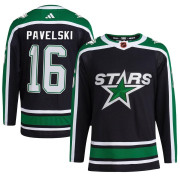 Joe Pavelski 16 Reverse Retro 2.0 2022 Dallas Stars Black Jersey Pro  Primegreen - Bluefink