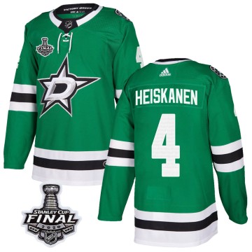 Authentic Adidas Men's Miro Heiskanen Dallas Stars Home 2020 Stanley Cup Final Bound Jersey - Green