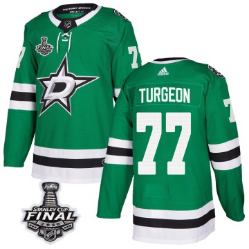 Authentic Adidas Men's Pierre Turgeon Dallas Stars Home 2020 Stanley Cup Final Bound Jersey - Green