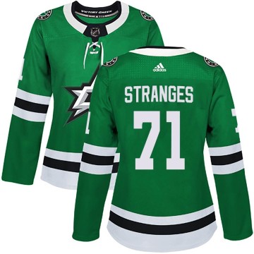 Authentic Adidas Women's Antonio Stranges Dallas Stars Home Jersey - Green