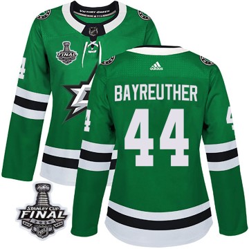 Authentic Adidas Women's Gavin Bayreuther Dallas Stars Home 2020 Stanley Cup Final Bound Jersey - Green