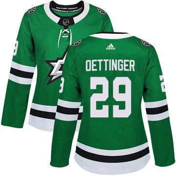 Authentic Adidas Women's Jake Oettinger Dallas Stars ized Home Jersey - Green