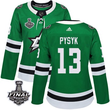 Authentic Adidas Women's Mark Pysyk Dallas Stars Home 2020 Stanley Cup Final Bound Jersey - Green