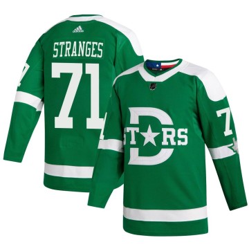 Authentic Adidas Youth Antonio Stranges Dallas Stars 2020 Winter Classic Player Jersey - Green