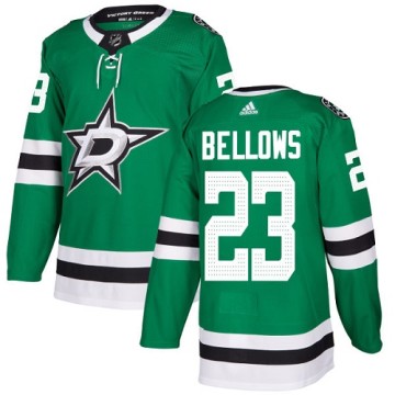 Authentic Adidas Youth Brian Bellows Dallas Stars Home Jersey - Green