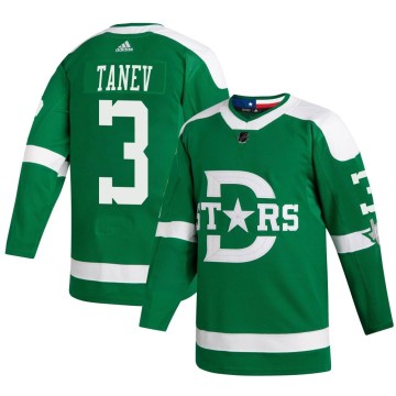 Authentic Adidas Youth Chris Tanev Dallas Stars 2020 Winter Classic Player Jersey - Green