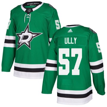 Authentic Adidas Youth Cole Ully Dallas Stars Home Jersey - Green