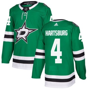 Authentic Adidas Youth Craig Hartsburg Dallas Stars Home Jersey - Green