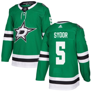 Authentic Adidas Youth Darryl Sydor Dallas Stars Home Jersey - Green