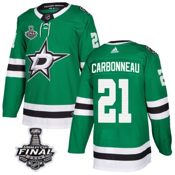 Authentic Adidas Youth Guy Carbonneau Dallas Stars Home 2020 Stanley Cup Final Bound Jersey - Green