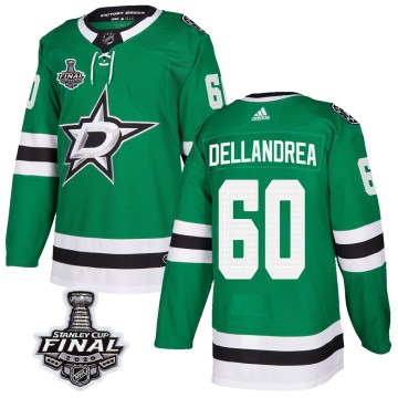Authentic Adidas Youth Ty Dellandrea Dallas Stars Home 2020 Stanley Cup Final Bound Jersey - Green