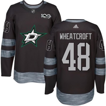 Authentic Youth Chase Wheatcroft Dallas Stars 1917-2017 100th Anniversary Jersey - Black
