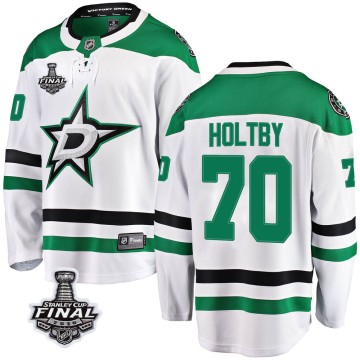 Breakaway Fanatics Branded Men's Braden Holtby Dallas Stars Away 2020 Stanley Cup Final Bound Jersey - White