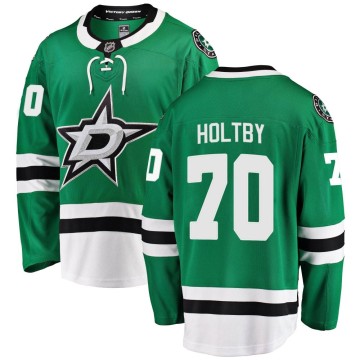 Breakaway Fanatics Branded Men's Braden Holtby Dallas Stars Home Jersey - Green
