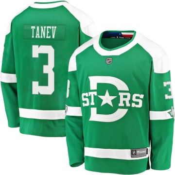 Breakaway Fanatics Branded Men's Chris Tanev Dallas Stars 2020 Winter Classic Player Jersey - Green