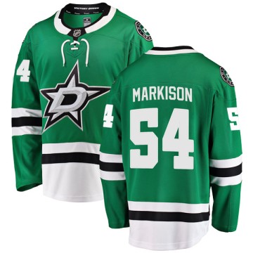 Breakaway Fanatics Branded Men's Colin Markison Dallas Stars Home Jersey - Green
