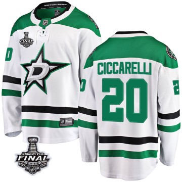 Breakaway Fanatics Branded Men's Dino Ciccarelli Dallas Stars Away 2020 Stanley Cup Final Bound Jersey - White