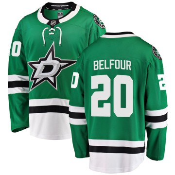 Breakaway Fanatics Branded Men's Ed Belfour Dallas Stars Home Jersey - Green