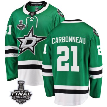 Breakaway Fanatics Branded Men's Guy Carbonneau Dallas Stars Home 2020 Stanley Cup Final Bound Jersey - Green