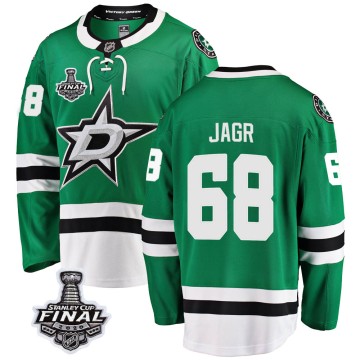 Breakaway Fanatics Branded Men's Jaromir Jagr Dallas Stars Home 2020 Stanley Cup Final Bound Jersey - Green