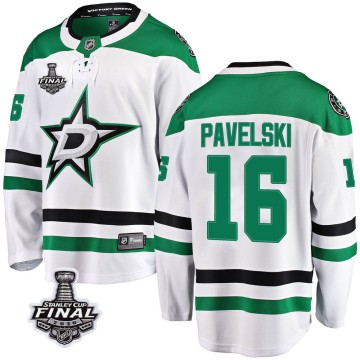Breakaway Fanatics Branded Men's Joe Pavelski Dallas Stars Away 2020 Stanley Cup Final Bound Jersey - White