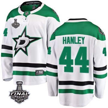 Breakaway Fanatics Branded Men's Joel Hanley Dallas Stars Away 2020 Stanley Cup Final Bound Jersey - White