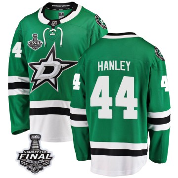Breakaway Fanatics Branded Men's Joel Hanley Dallas Stars Home 2020 Stanley Cup Final Bound Jersey - Green