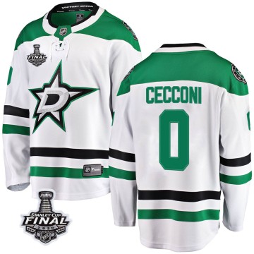 Breakaway Fanatics Branded Men's Joseph Cecconi Dallas Stars Away 2020 Stanley Cup Final Bound Jersey - White