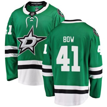 Breakaway Fanatics Branded Men's Landon Bow Dallas Stars Home Jersey - Green