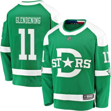 Breakaway Fanatics Branded Men's Luke Glendening Dallas Stars 2020 Winter Classic Player Jersey - Green