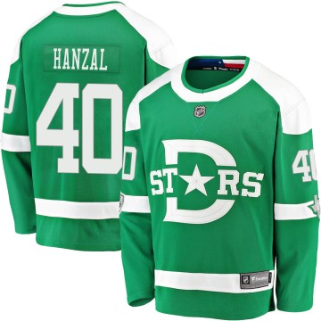 Breakaway Fanatics Branded Men's Martin Hanzal Dallas Stars 2020 Winter Classic Jersey - Green