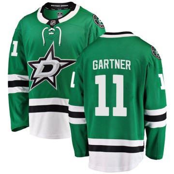 Breakaway Fanatics Branded Men's Mike Gartner Dallas Stars Home Jersey - Green