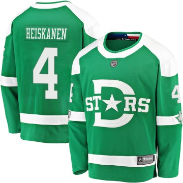 Breakaway Fanatics Branded Men's Miro Heiskanen Dallas Stars 2020 Winter Classic Jersey - Green