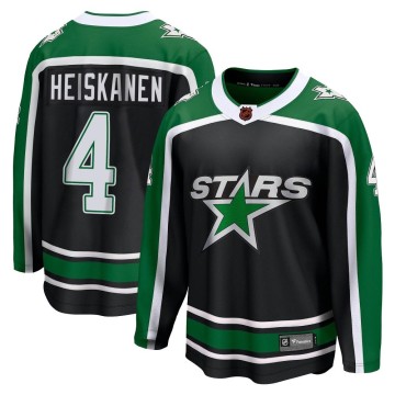  Outerstuff Miro Heiskanen Dallas Stars #4 Youth Size Third Logo  Player Name & Number T-Shirt (Small) Black : Sports & Outdoors