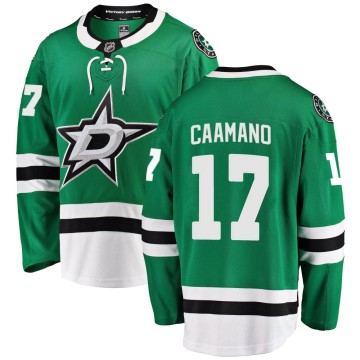 Breakaway Fanatics Branded Men's Nick Caamano Dallas Stars Home Jersey - Green