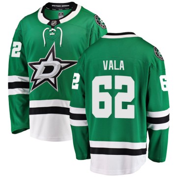 Breakaway Fanatics Branded Men's Ondrej Vala Dallas Stars Home Jersey - Green