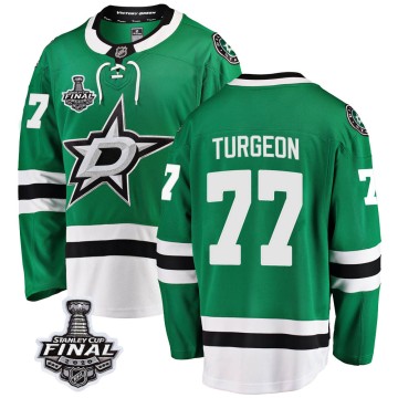 Breakaway Fanatics Branded Men's Pierre Turgeon Dallas Stars Home 2020 Stanley Cup Final Bound Jersey - Green