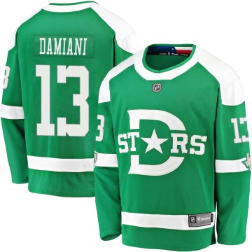 Breakaway Fanatics Branded Men's Riley Damiani Dallas Stars 2020 Winter Classic Player Jersey - Green