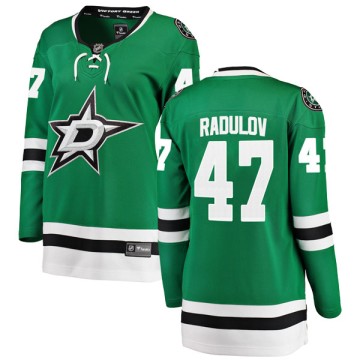 Breakaway Fanatics Branded Women's Alexander Radulov Dallas Stars Home Jersey - Green