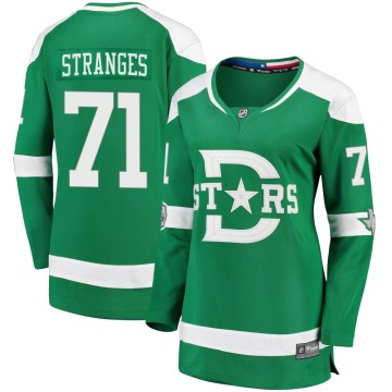 Breakaway Fanatics Branded Women's Antonio Stranges Dallas Stars 2020 Winter Classic Player Jersey - Green