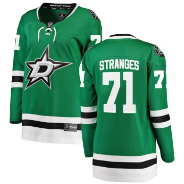 Breakaway Fanatics Branded Women's Antonio Stranges Dallas Stars Home Jersey - Green