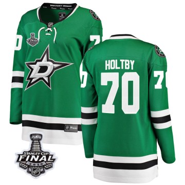 Breakaway Fanatics Branded Women's Braden Holtby Dallas Stars Home 2020 Stanley Cup Final Bound Jersey - Green