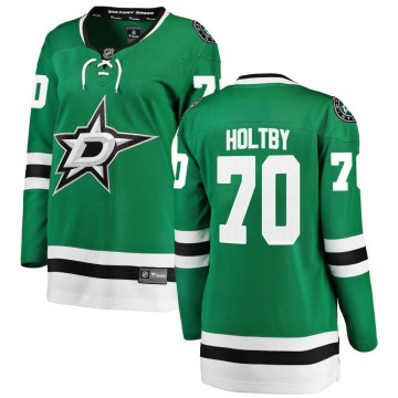 Breakaway Fanatics Branded Women's Braden Holtby Dallas Stars Home Jersey - Green