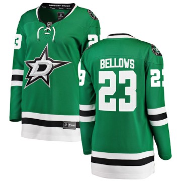 Breakaway Fanatics Branded Women's Brian Bellows Dallas Stars Home Jersey - Green