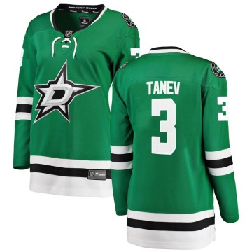 Breakaway Fanatics Branded Women's Chris Tanev Dallas Stars Home Jersey - Green