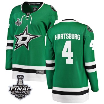 Breakaway Fanatics Branded Women's Craig Hartsburg Dallas Stars Home 2020 Stanley Cup Final Bound Jersey - Green
