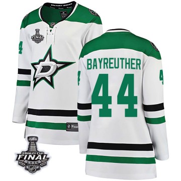 Breakaway Fanatics Branded Women's Gavin Bayreuther Dallas Stars Away 2020 Stanley Cup Final Bound Jersey - White